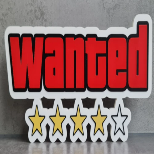 Wanted GTA Logo / Sign