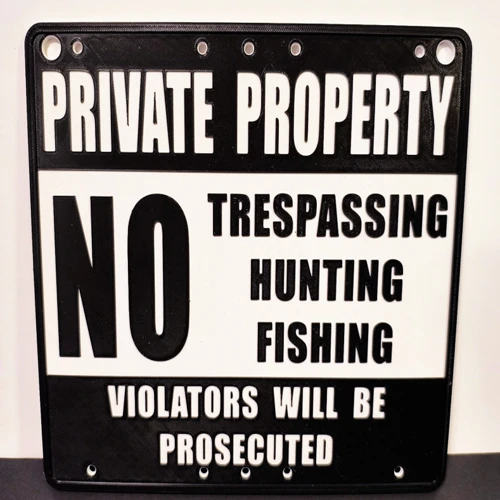 No Trespassing Sign