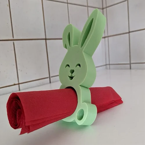 Easter Bunny Napkin Decoration