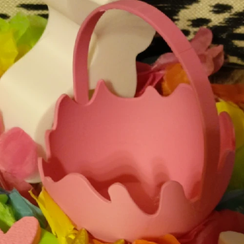 Egg-Shaped Easter Basket
