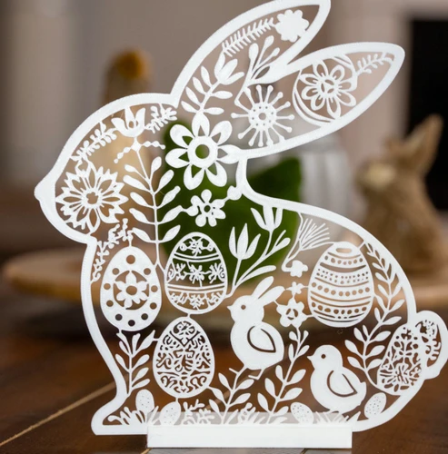 Easter Bunny Silhouette Décor