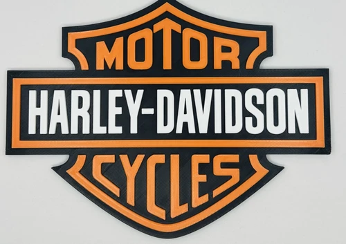 Harley Davidson Logo Wall Art