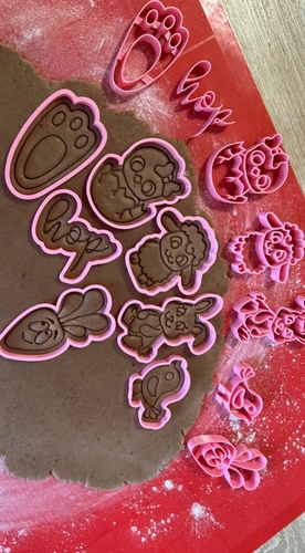 Easter cookie cutter set