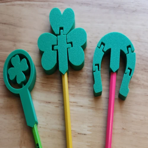 Lucky Lead: 3D-Printed St. Patrick’s Day Pencil Toppers