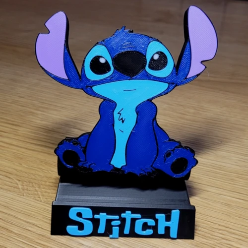 Ohana Support: 3D Printed Stitch Inspired Phone Stand