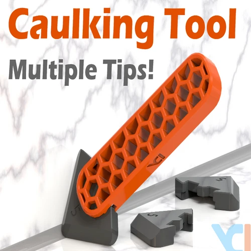 Precision Seal: 3D Printed Silicone Caulking Tool