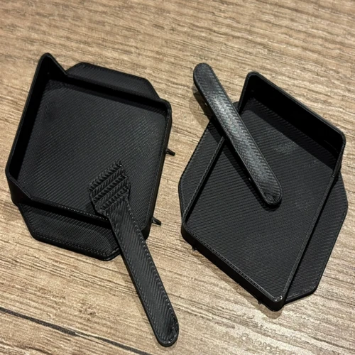 Precision Pour: 3D Printed Epoxy Mixing Tray & Spatula Set