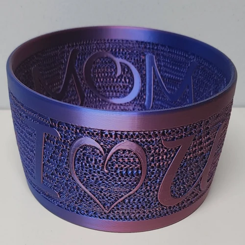 The Keepsake Bowl: 3D Printed "I Love You Mom" Gift Dish
