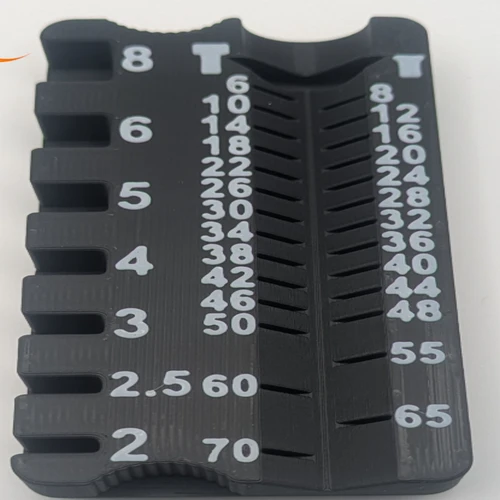 Precision Metric Screw & Bolt Gauge