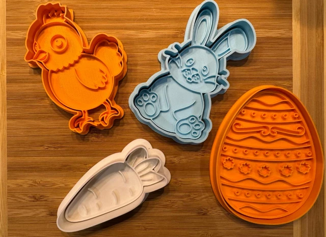 Springtime Baker’s Bundle – 4-Piece  Easter Cookie Cutter Set