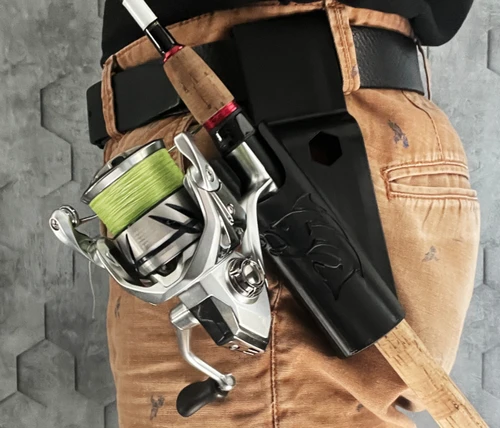 Titan-Grip: Heavy-Duty Fishing Rod Holder Belt Clip