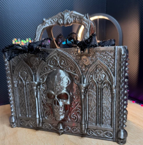 The Cathedral Ossuary | Gothic Architectural Skull Handbag