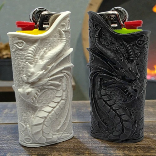 The Drake-Scale: 3D-Printed Dragon Bic Lighter Sleeve